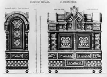 Design for a Linen Cupboard, c.1870s